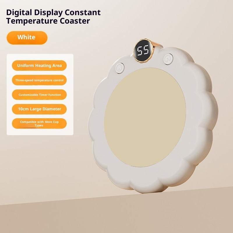 Thermal Cup Pad Desktop Smart Heat Preservation Coaster