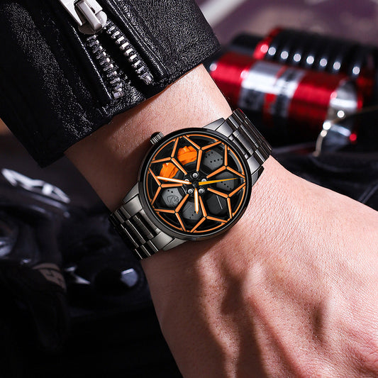 Men's Rotating Luminous Quartz Watch
