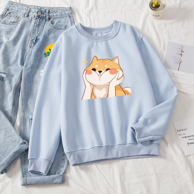 Women's Pinch Shiba Cheek Sweatshirt