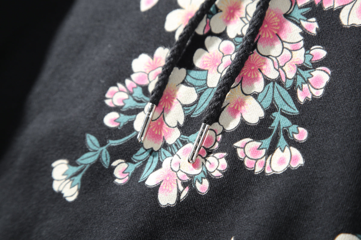 Embroidered Phoenix Hoodie Sweatshirt