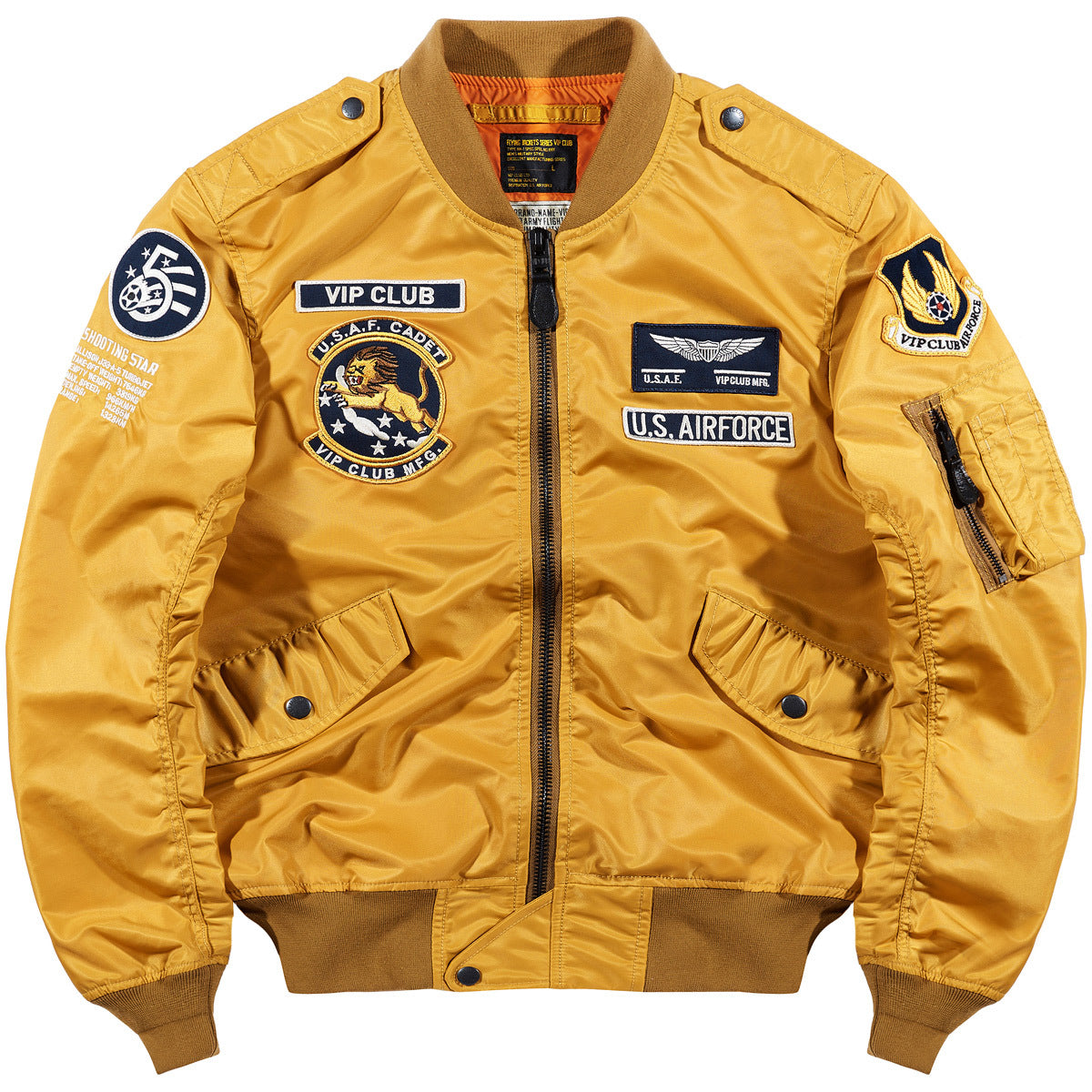 Pilot Jacket Men's Korean Embroidered Baseball