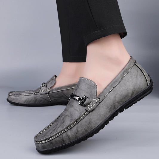 Men's Plus Size Genuine Leather Breathable Shoes