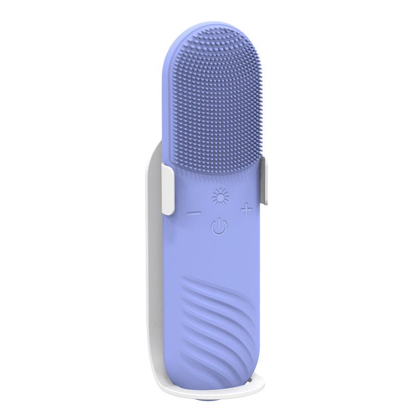 Silica Gel Cleansing Instrument Electric Ultrasonic Washing Brush - Babazayed