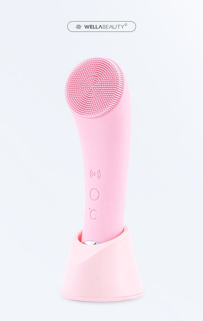 Silicone Face Cleansing Brush Facial Cleansing Brush Electric Facial Brush Vibration Heating