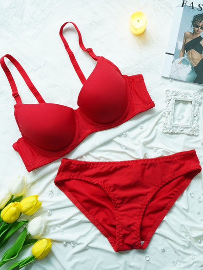 Women's Lingerie Set, Comfortable Push-up Bra For Women, Available In Three Colors