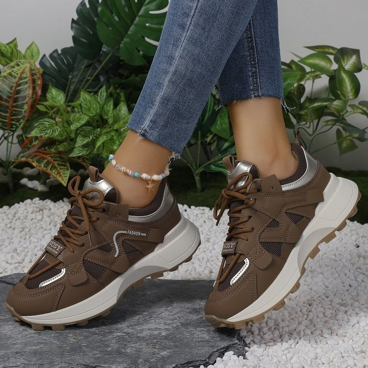 Foreign Trade Casual Sneaker Clunky Shoes Online Red Shoes