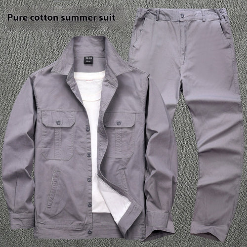 Welding Anti-scald Workshop Large Pocket Workwear Suit