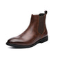 Autumn And Winter Fleece-lined Men's Plus Size Fashion Short Boots