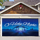 Christmas Background Hanging Cloth Garage Door Patch Holiday Party