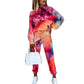 Trouser Suits Sportwear Outfit Pant Sweatshirt Tracksuit Two Piece Set Women Female Sports Suit Hoodie Jogging