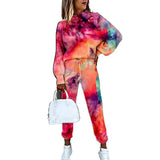 Trouser Suits Sportwear Outfit Pant Sweatshirt Tracksuit Two Piece Set Women Female Sports Suit Hoodie Jogging