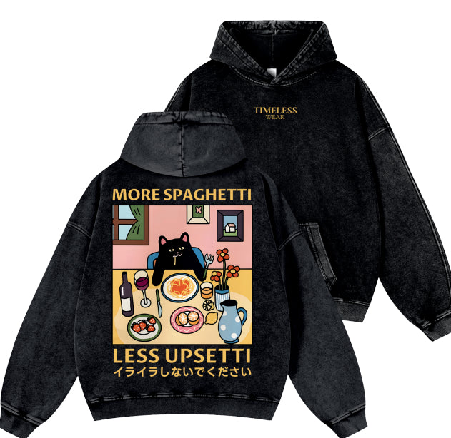 Heavyweight Washed And Distressed Loose Batik Sweatshirt