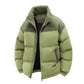 Men's Cotton Padded Clothing Corduroy Detachable Hat Coat