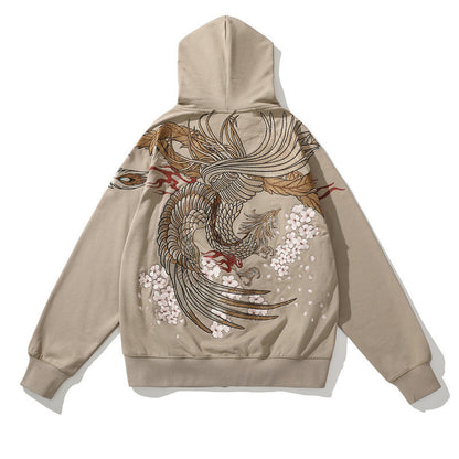 Men's Fashion Casual Embroidered Hooded Sweatshirt