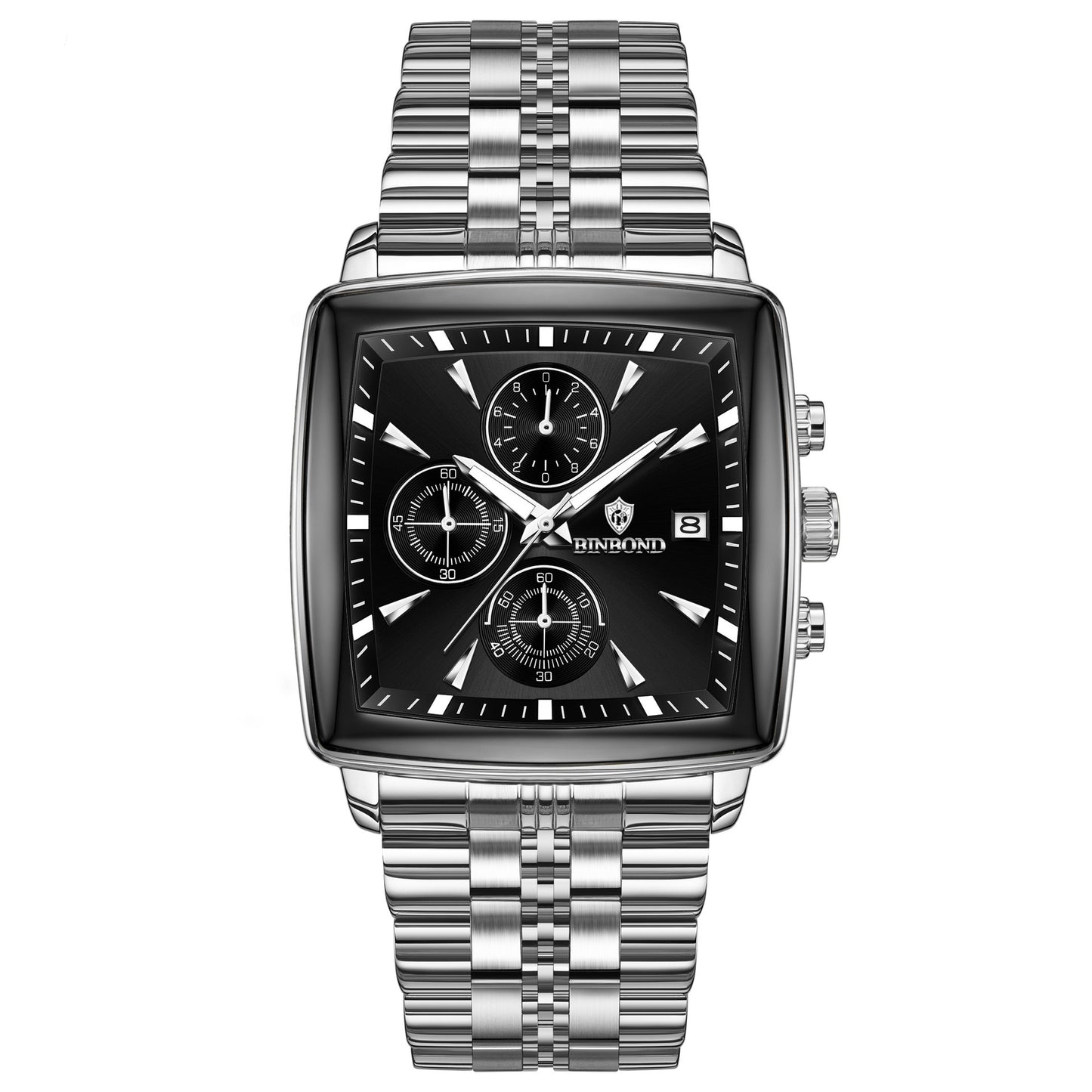 Men's Multi-functional Timing Luminous Waterproof Quartz Watch