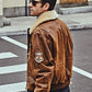 Men's Fur Collar With Cotton Leather Jacket
