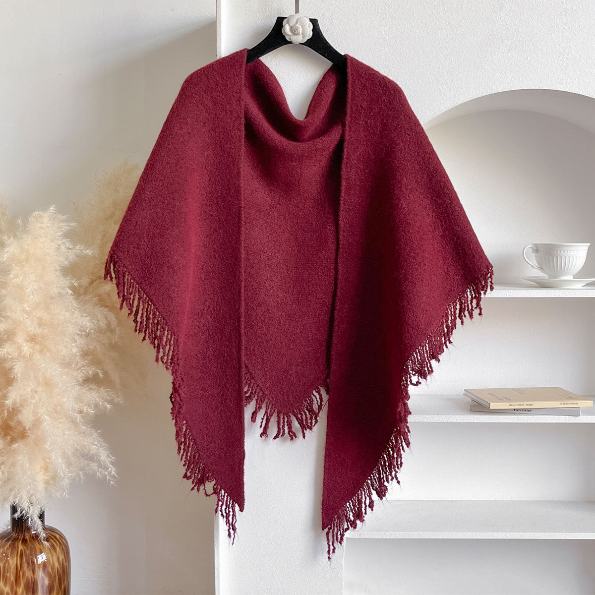 Autumn And Winter Solid Color All-match Warm Scarf