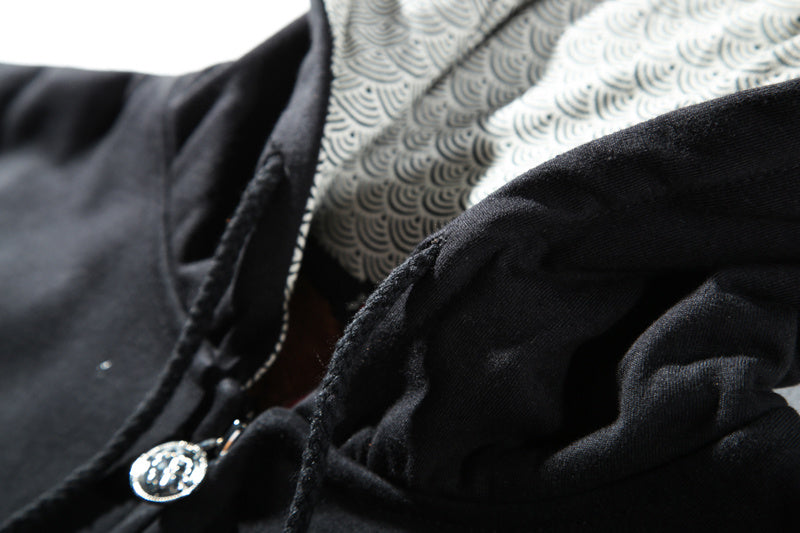 Red Embroidered Dragon Sweatshirt