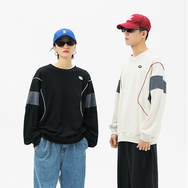 Crew Neck Embroidered Sweatshirt