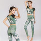 Fashion printed yoga clothes suit women