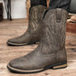 Retro Autumn And Winter Western Cowboy Worker Boot