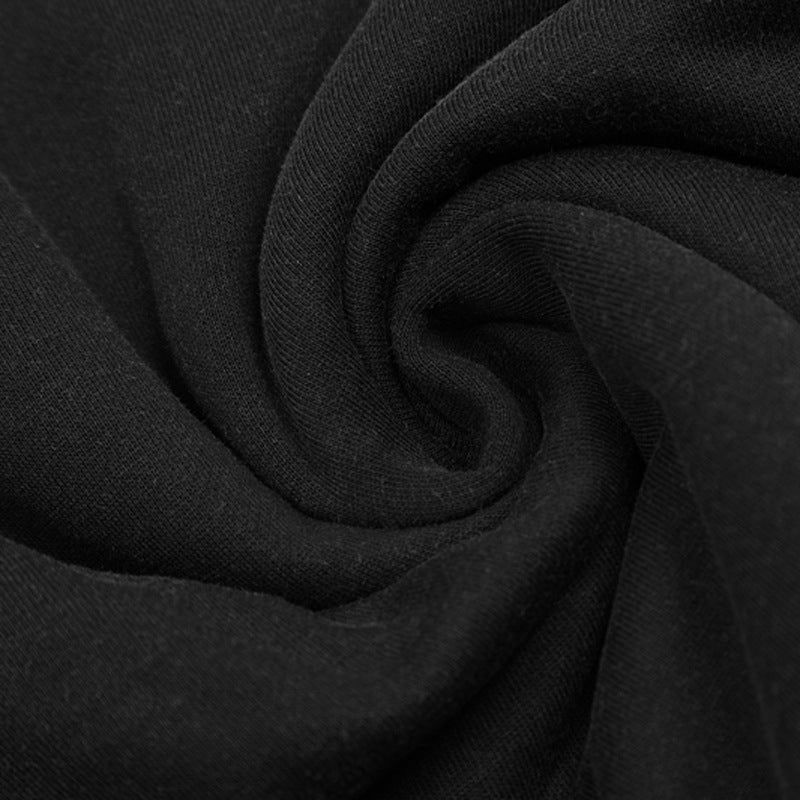 American Fashion Brand Washed Old Shark Printed Hoodie Oversize Velvet Padded Thickened Coat