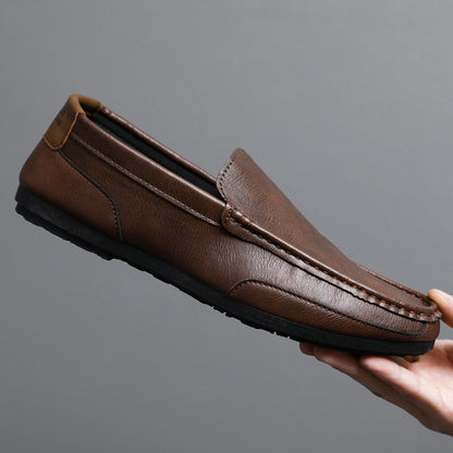 Men's Trendy Korean Wild Summer Casual Leather Shoes