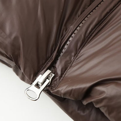 Women's Fashion Simple And Versatile Hoodless Stand Collar Cotton Coat