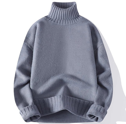 Turtleneck Sweater Men's Fashion Korean Slim Fit
