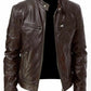 PU Leather Jacket Slim Leather Jacket