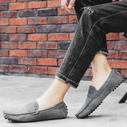 Men's Genuine Leather British Casual Peas Shoes