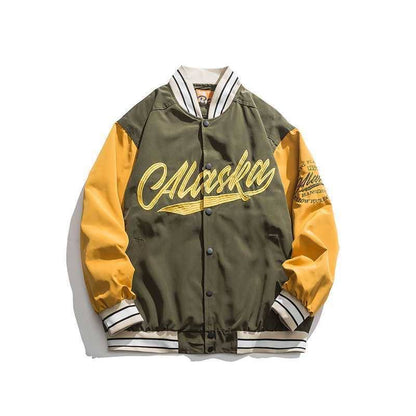 Vintage Embroidered Baseball Jacket Short Jacket