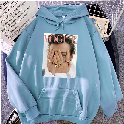 Hoodie Ladies Pullover Large Sweatshirt Streetwear
