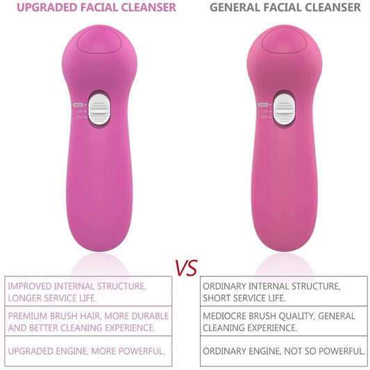 8-in-1 Facial Cleansing Instrument Electric Facial Cleansing Instrument Pore Cleaner Electronic Facial Cleansing Brush Household Cleansing Instrument