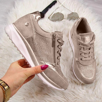 Thick-soled Daddy Shoes Women's Solid Color Casual Shoes Women's Shoes
