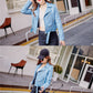 Leather Jacket Korean Style Slim Motorcycle Leather Jacket