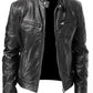 PU Leather Jacket Slim Leather Jacket