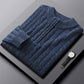 Men's Cashmere Sweater Zipper Collar Warm Sweater Thickened