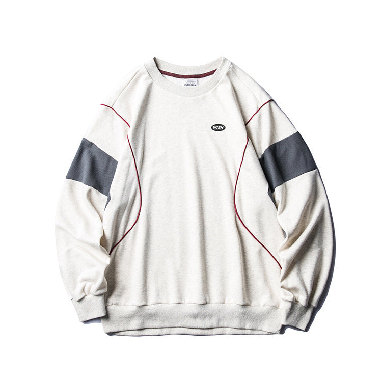 Crew Neck Embroidered Sweatshirt