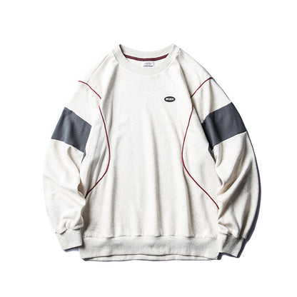 Crew Neck Embroidered Sweatshirt