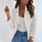 Zip-up Lapel Jacket With Pockets Ins Fashion Long Sleeve Short Tops Women's Clothing