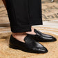 British Vintage Litchi Grain Cowhide Men's Loafer