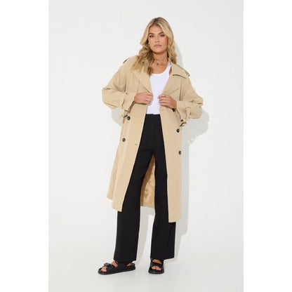 Women's Fashion Casual Long Trench Coat