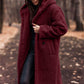 Autumn Winter Fashion Elegant Long Coat Woman Plush Warm Faux Fleece Coat Women Teddy Jacket Female Teddy Coat Outwear Ladies