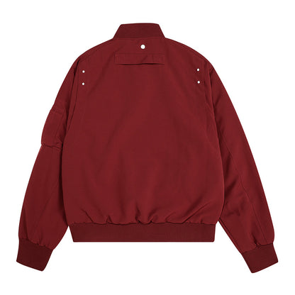 Baseball Uniform Men's High Street Design Pocket Decoration