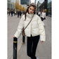 European And American Winter Disposable Leather Cotton-padded Jacket