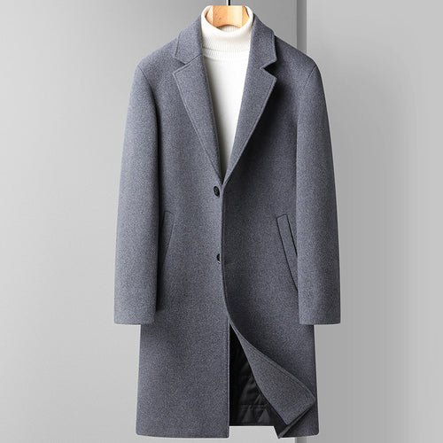 Woolen Coat Men's Business Korean Version