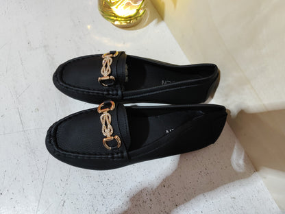 Women's Chain Slip-on Lofter Casual Outdoor Flat Shoes