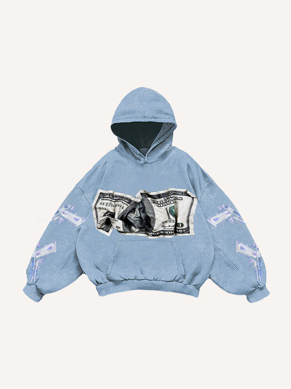 Fashion Casual Printed Polyester Sweater