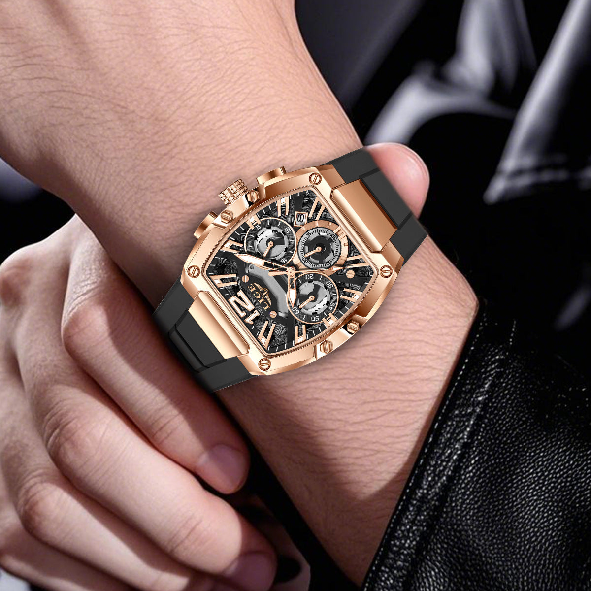 Sports Watch Multifunctional Waterproof Luminous Calendar